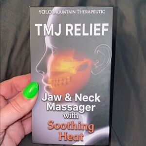 New! TMJ Relief-YOLO Mountain Therapeutic TMJ Relief Massager w/ soothing heat
